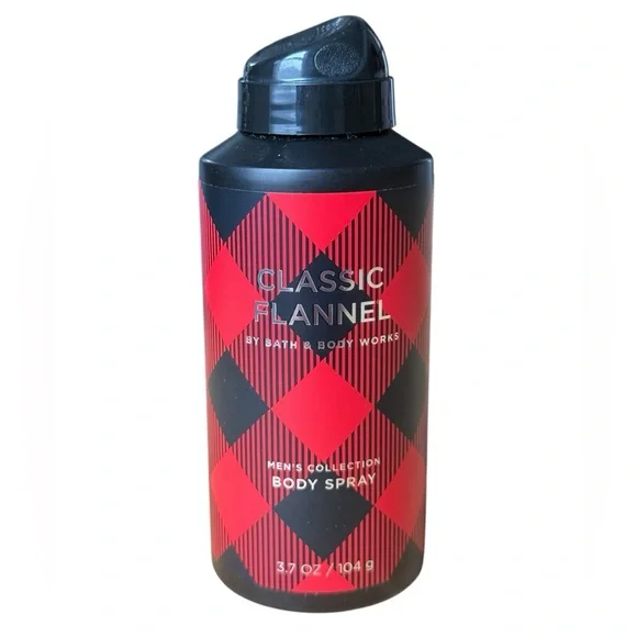 Bath & Body Works “Classic Flannel” Men’s Deodorizing Body Spray 3.7 oz. NEW - Picture 1 of 5